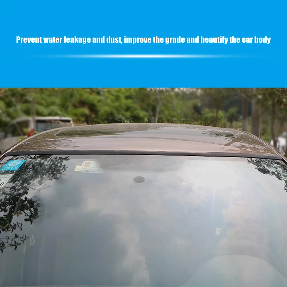 Rubber Car Window Edge Seal Strip Black Waterproof