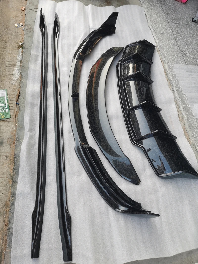 REAL FORGE Carbon Fiber For Tesla Model 3 2019 2020 2021 2022 2023 Front Lip Rear Diffuser Bumper Body Side Skirt Kit Spoiler 30 - Racext REAL FORGE Carbon Fiber For Tesla Model 3 2019 2020 2021 2022 2023 Front Lip Rear Diffuser Bumper Body Side Skirt Kit Spoiler - - Racext 29