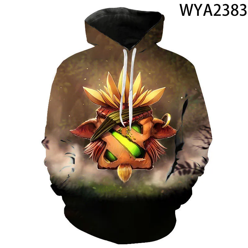 

Men Women Children Cool Game Dota 2 Hoodies Casual Fashion 3D Printed Pullover Hooded Sweatshirts Casual Boy Girl Kids Tops