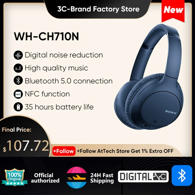 Sony WH-CH710N Auriculares Bluetooth Azules