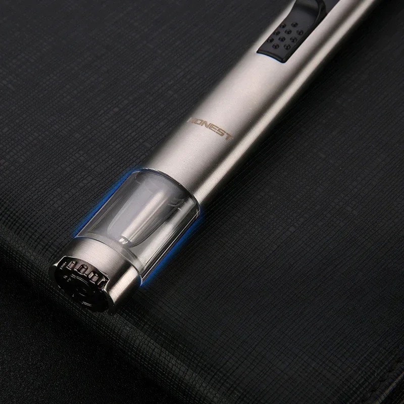 HONEST-Airbrush Torch Turbo Lighter, Windproof Cigar Lighter, Unusual Metal Jet, Butane Gas Pipe Welding Lighter, Kitchen Gadget 4