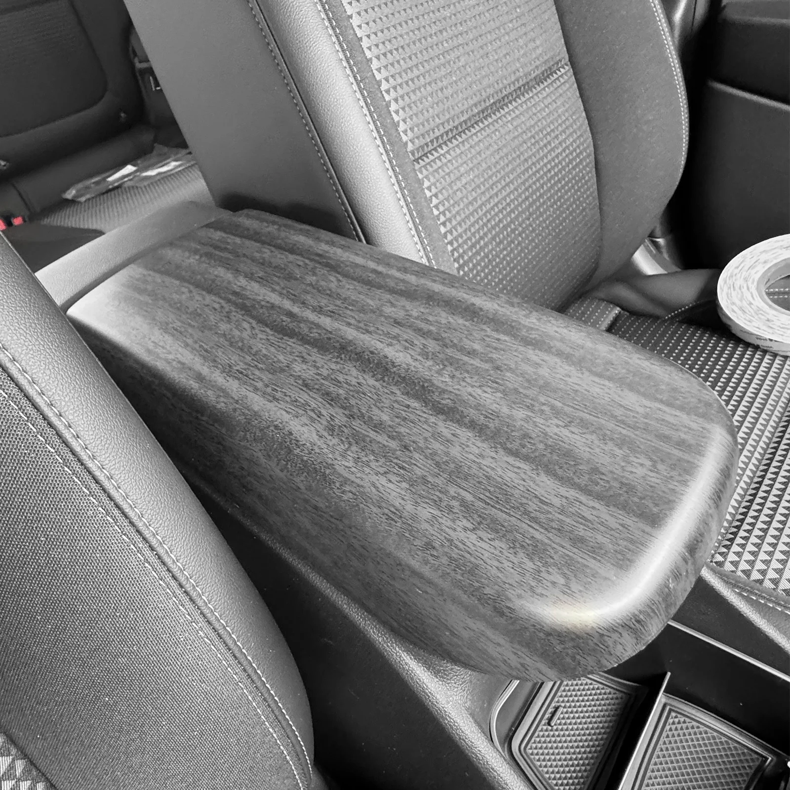 Kit Capa Apoio Braço Porta - Fibra Carbono Chevy Silverado