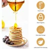 Acrylic Honey Dispenser Honey Jar Honey Pot Storage Containers Clear Syrup Jar Storage Bottle Kitchen Tools Portable Storage Pot 6