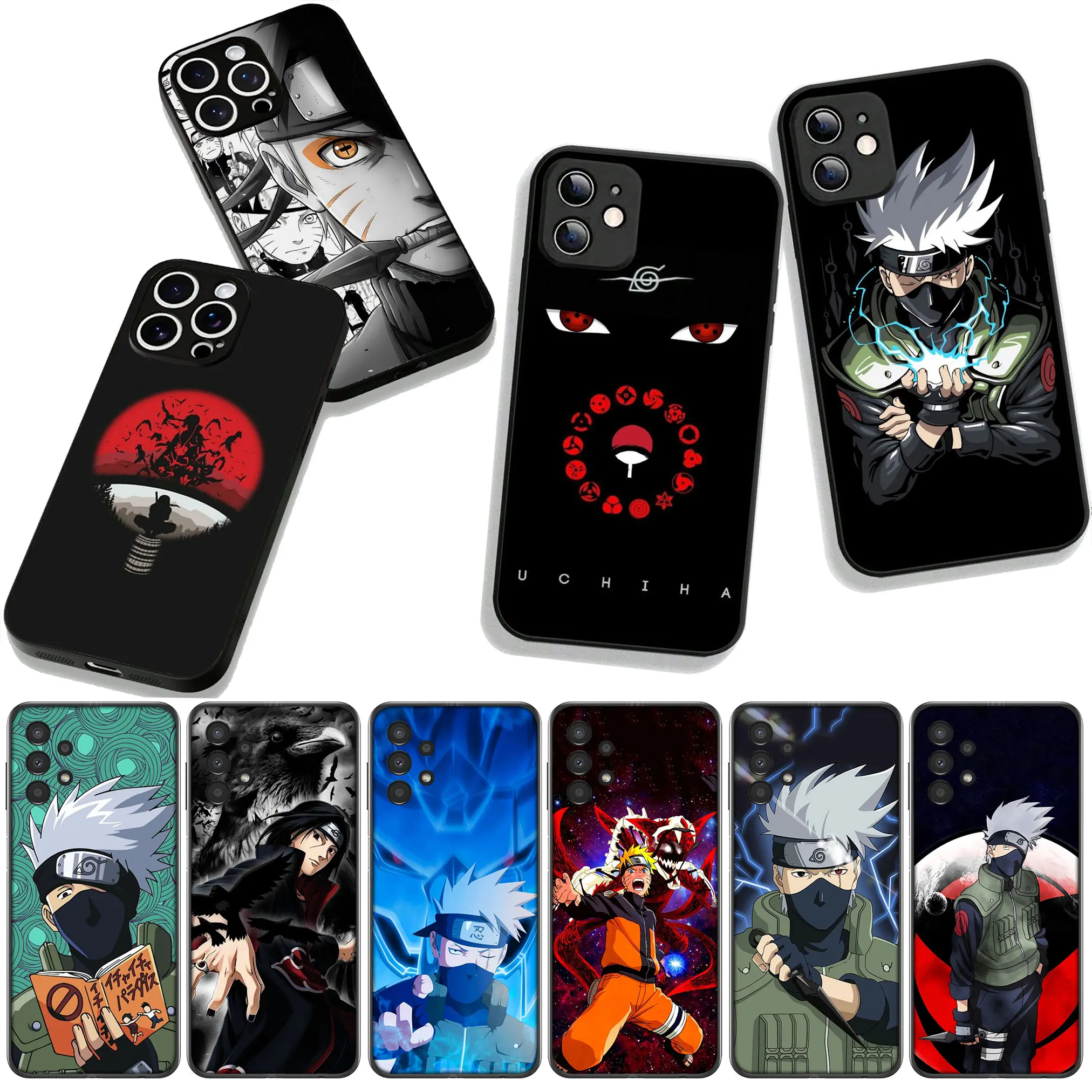 Kakashi Hatake & Itachi Uchiha Naruto-Themed Phone Case