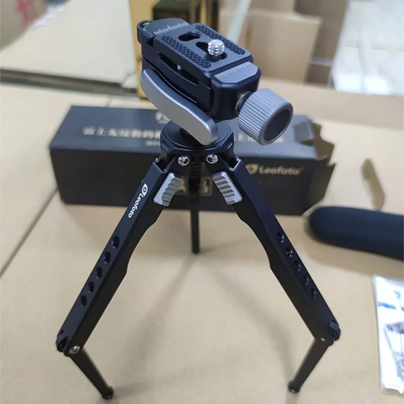 Metal de Alumínio Mini Tripé Bola Cabeça Desktop Spidertable Aranha Tripé para o Iphone Câmera Dslr Fujifilm Canon Nikon - Image 6
