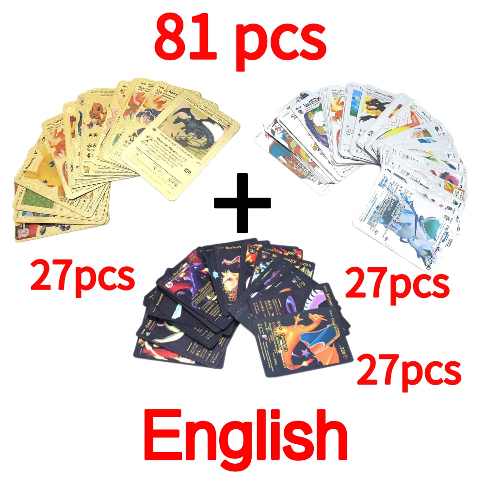 Рисунок 5 - Коллекционные карты из покемона и золотой фольги