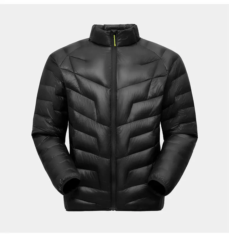 Ultraleichte 90 % Entendaunenjacken für Herren, Outdoor-Bekleidung, winddicht und warm innen, Puffermäntel, Frühling und Herbst, solide, leichte Oberteile – Detail 19