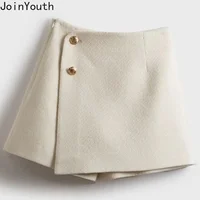 Temperament Skirts for Women 2025 Faldas Mujer De Moda High Waist Tunic Thicked Jupe Fashion Irregular Mini Skirt Korean Saia