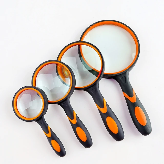 10X Magnifying Glass For Kids Seniors Handheld Reading Magnifier 50mm  Magnifying Lens For Reading Science Nature Exploration - AliExpress