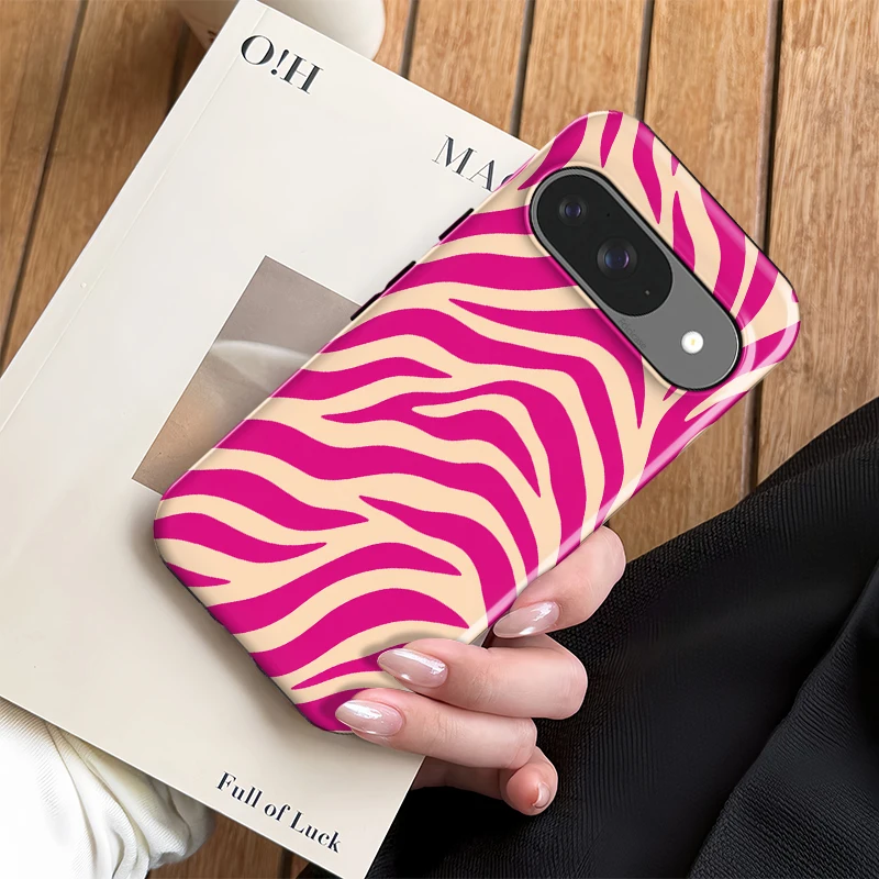 Fashion Stripe Pattern Phone Case - 2-in-1 PC+TPU Cover