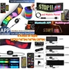 5V USB Smart App Remote Control Multilingual Car LED Matrix Pixel Panel Scrolling Advertising Car Truck Devil's Eye Signs Light 1