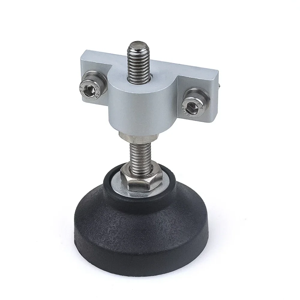 Adjustable Foot Pad Mouting Kit Caster Wheel Connector Plated Fixed Extruded Corner for 3030 4040 4545 Aluminum Profiles aluminum profile connector