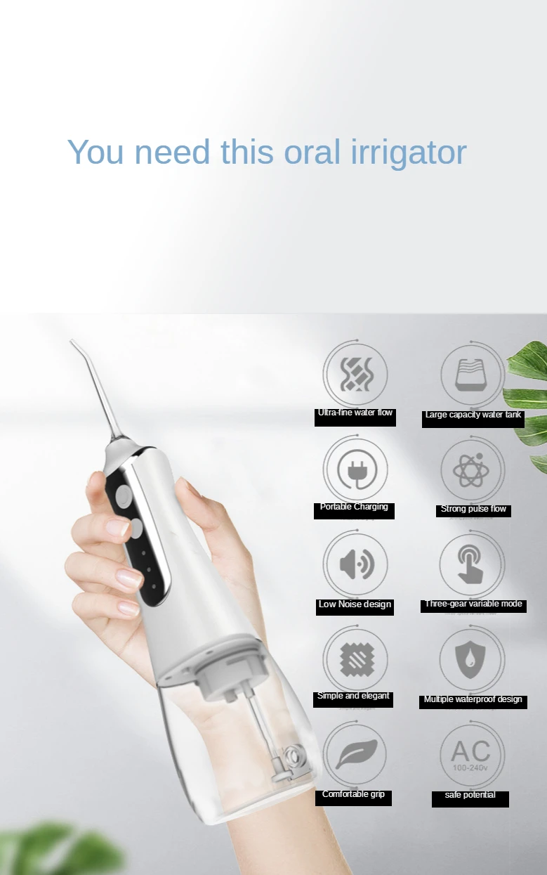 irrigador oral