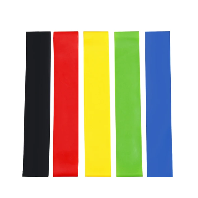 5 Different Resistance Bands Yoga Band Fitness Exercise Training Hip Tension Band Leg Squat Dance Elastic Loop Stretch Band 5