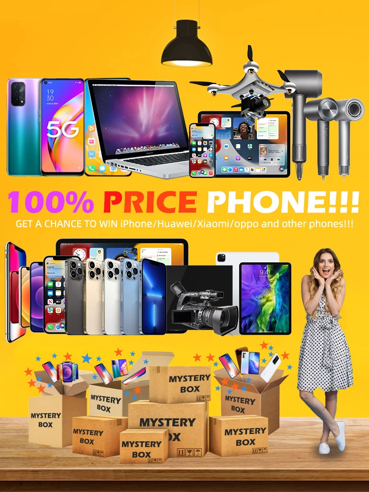 Popular Surprise High-quality Mystery Item Electronic Most Precious New 100% Novelty Products Gift More Lucky Christmas Box |
