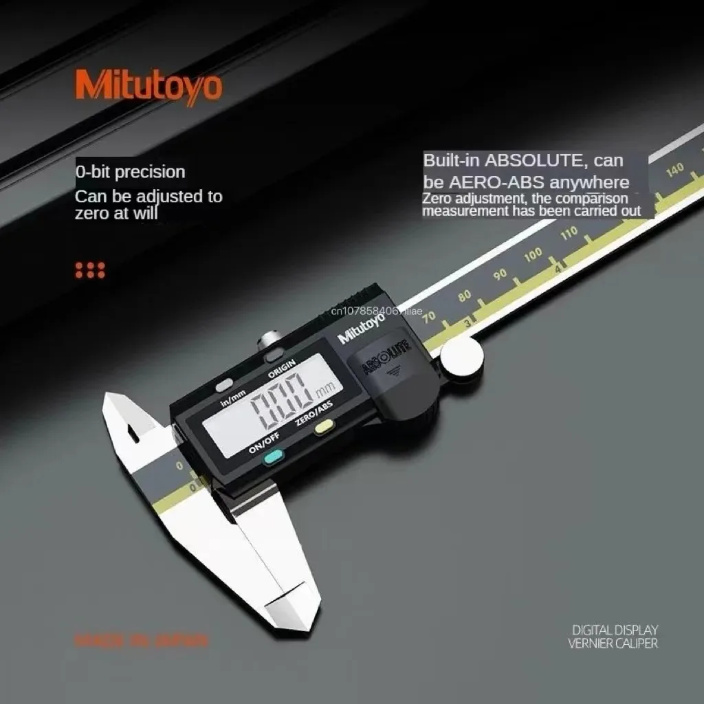 Description Picture 5 of itemMitutoyo LCD Digital Caliper Vernier 150/200/300mm 500-197-30 Vernier Calipers 8in Electronic Measuring Stainless Steel Caliper