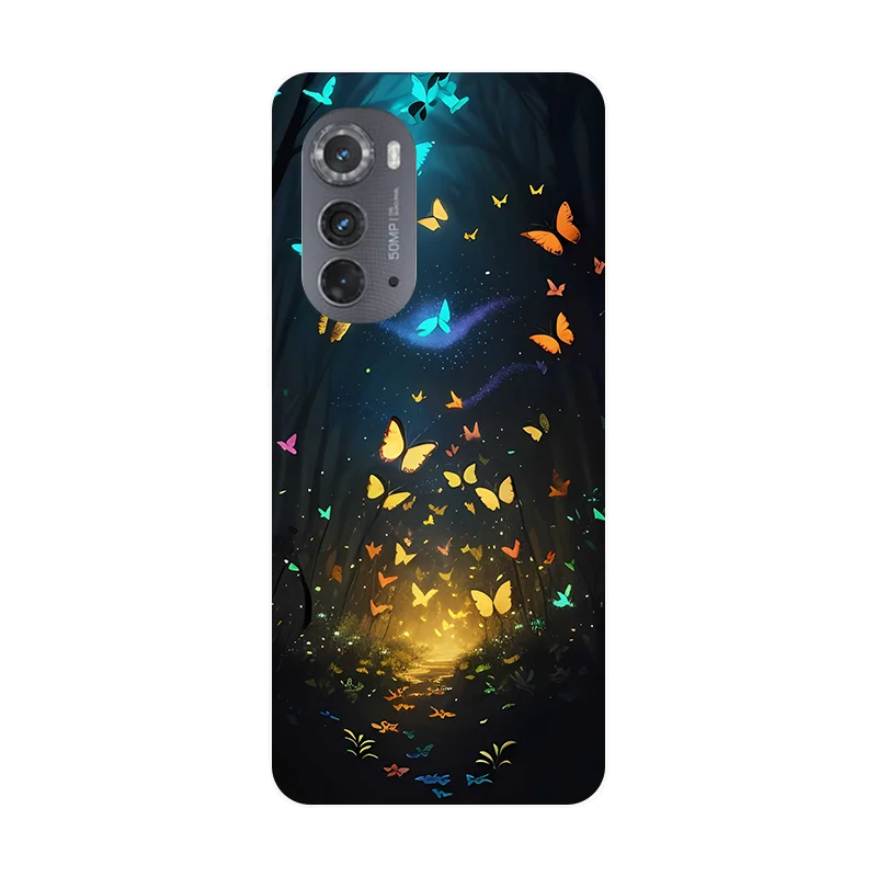 Leaf Patterned Panda Soft Silicone Phone Case with Protective Bumper