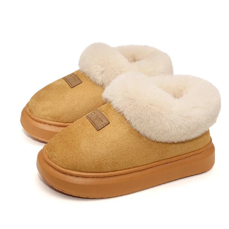 Women's Boots Fur Warm Winter Boots For Women Ankle Boots Snow Botas Mujer 2025 New Winter Shoes For Woman Black Footwear Female