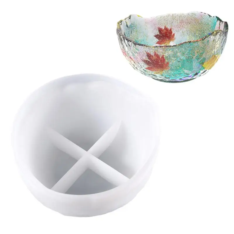 

Silicone Bowl Mold Round Shape Silicone Tray Mold Large Storage Box Clay Home Storage Tray Storage Bowl Casting Mold For Jewelry
