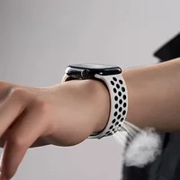 Pour Apple Watch 11 bandes S11 46mm/42/45mm 44mm 49mm 40/41mm Bracelet en Silicone Bracelet de Sport iWatch série 10 8 7 6 5 9 SE/Ultra3/2 2
