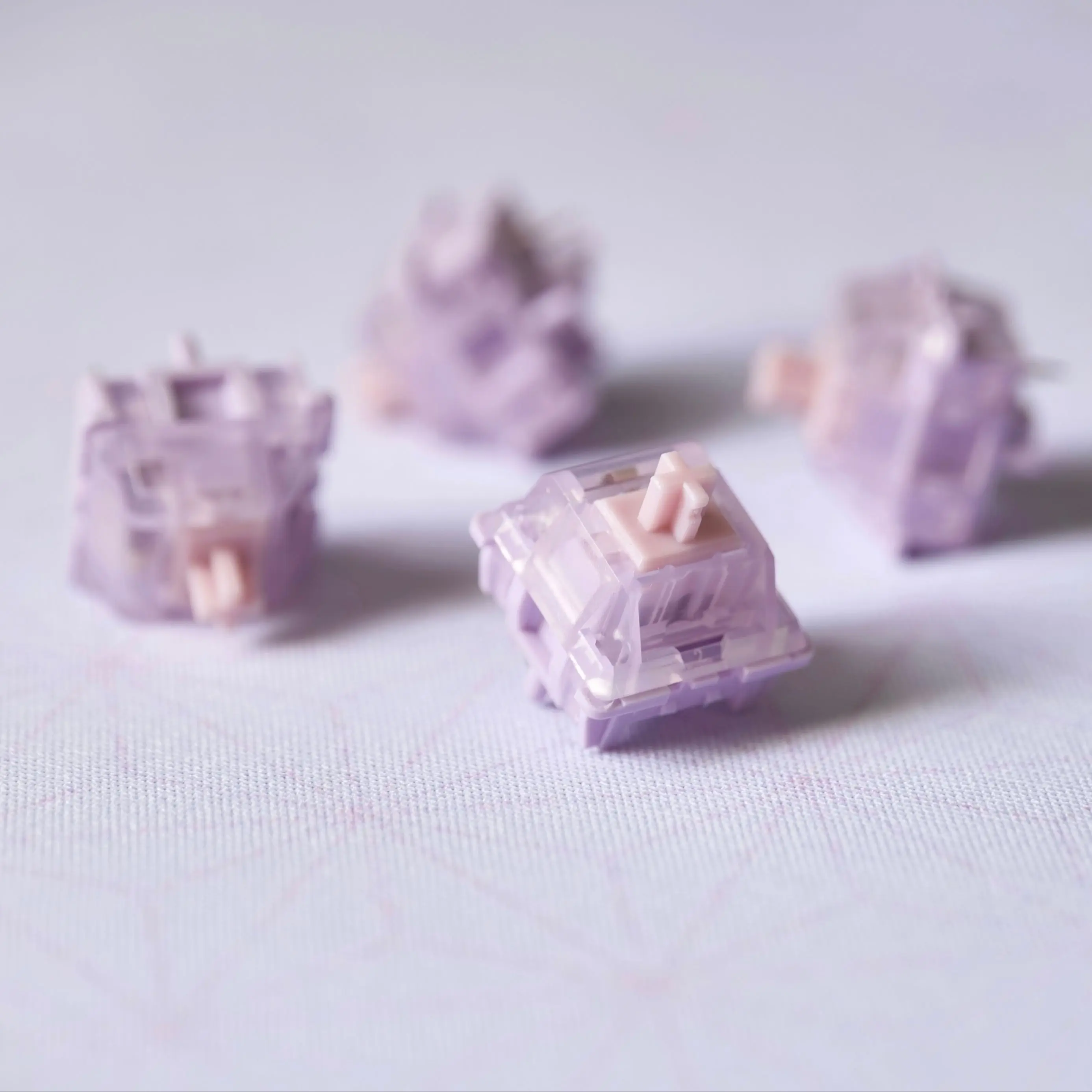 Keysu-studio Coelho Linear Switches Interruptores Teclado Mecânico Fábrica Lubed - Imagem 5