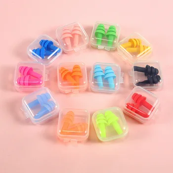 소음 감소 실리콘 귀마개, 소음 차단, 편안한 수면 귀마개, 코골이 방지, 10 쌍