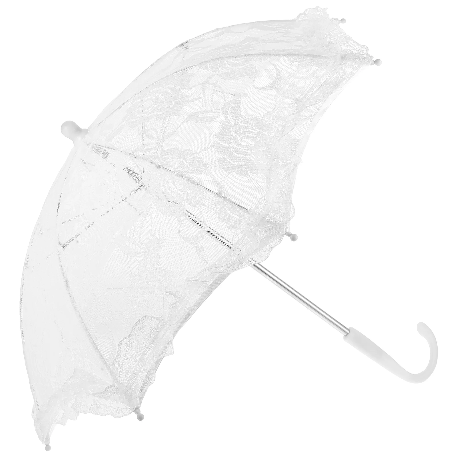 

Lace Umbrella White Vintage Wedding Bride Umbrella Lace Parasol Umbrella Small Lace Umbrella Handle Weeding Photo Props
