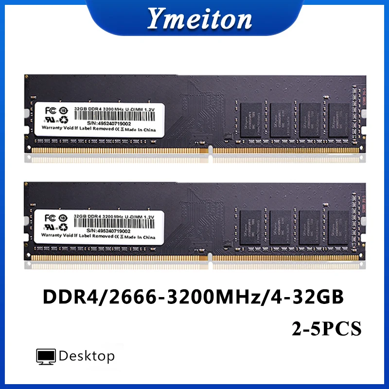 desktop ram memory desktop memory 2-5PCS DDR4 8GB 16GB 32GB 2666 3200 MHz Desktop Universal Memory Ram