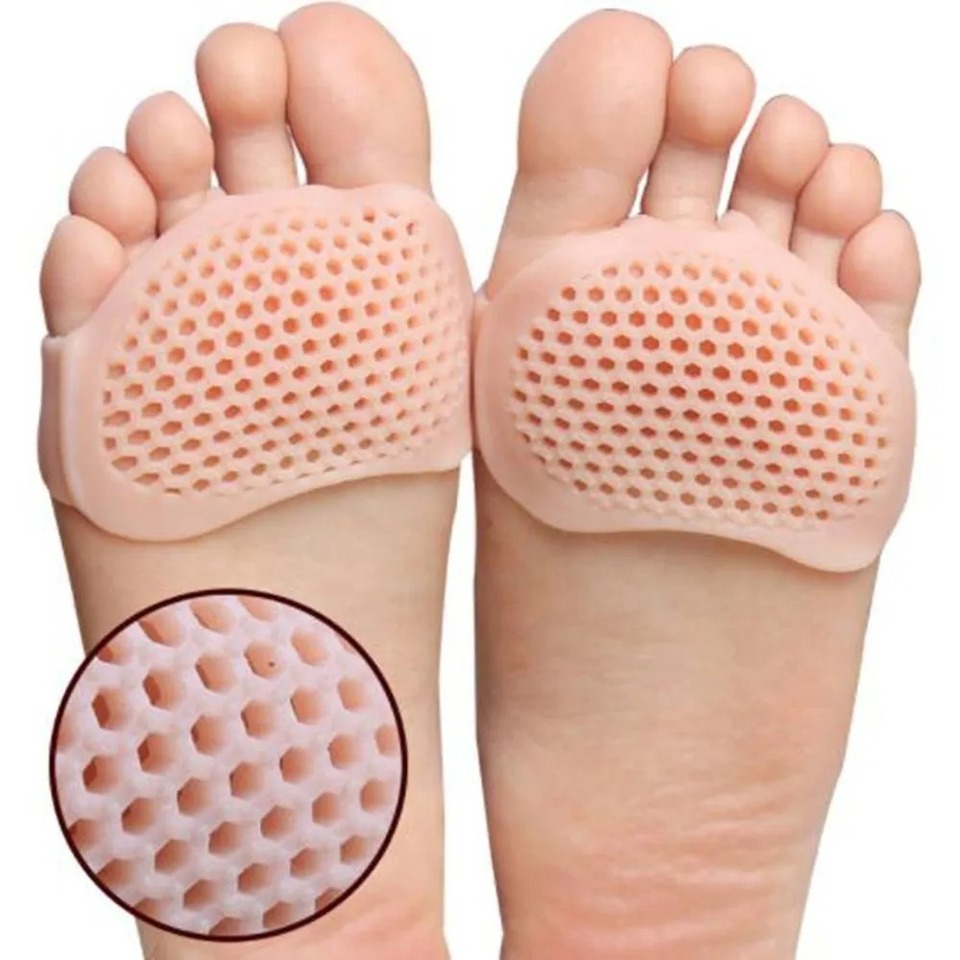 Silicone Metatarsal Pads Toe Separator Pain Relief Foot Pads Orthotics Foot Massage Insoles Forefoot Socks Foot Care Tool