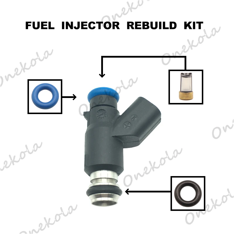 

Fuel Injector repair kit Orings Filters for Harley Davidson Motorcycle 25 Degree 27654-06 2770906A