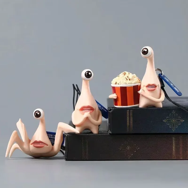 5pcs/Set Parasyte Miggy Blind Box Anime Collectible Pvc Mini Action Figures Cute Model Dolls Kids Trendy Toys Christmas Gift
