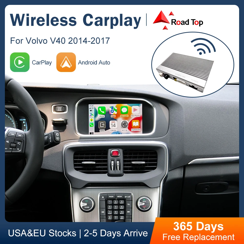 Carplay Voor Volvo V40 2015 2019 Met Auto Spiegel Link Auto Play Functies Accessoires| | - AliExpress