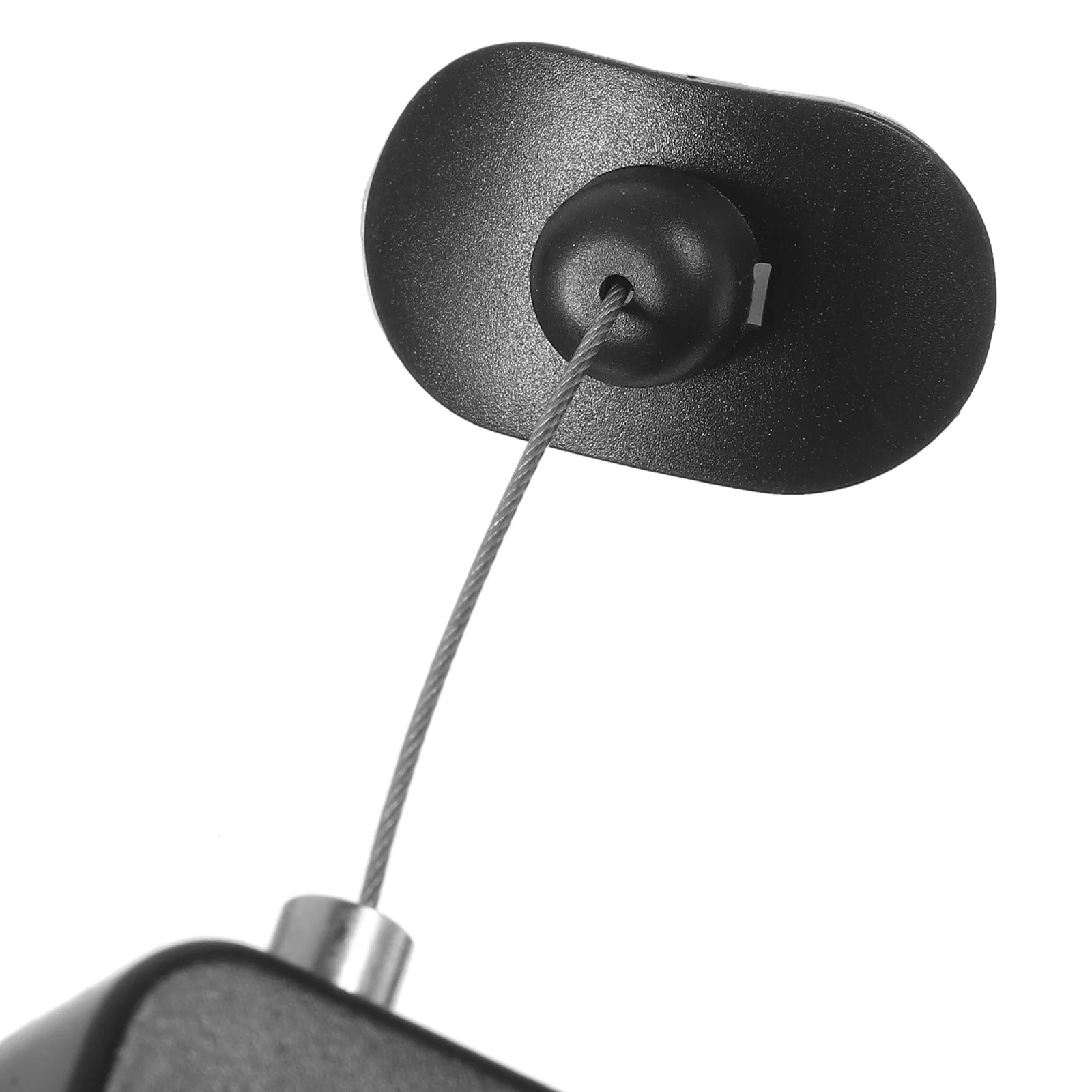 2 Pcs Black Automatic Retractable Steel Wire Rope Lock Security Cable Remote Control Hardware Lock Hasp Door Bolt