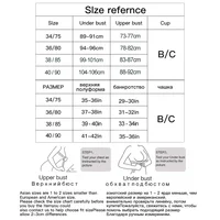 Soutiens-gorge sexy en dentelle pour femmes, soutien-gorge en dentelle grande taille 34-40 bonnets B/C, bralette push-up ajourée, lingerie pour femmes courbes 6