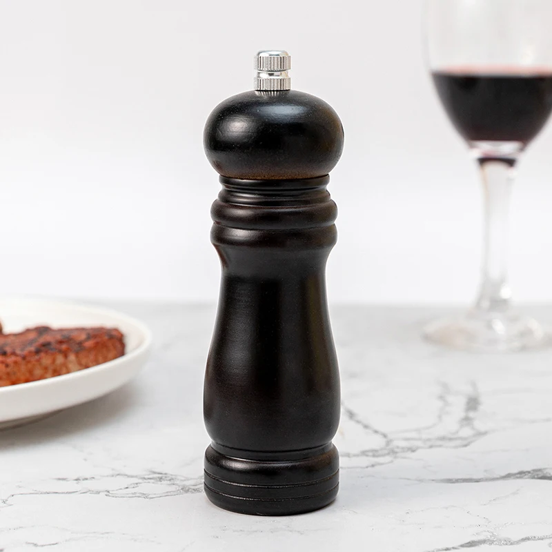 Pepper Grinder Wooden Manual 6-inch