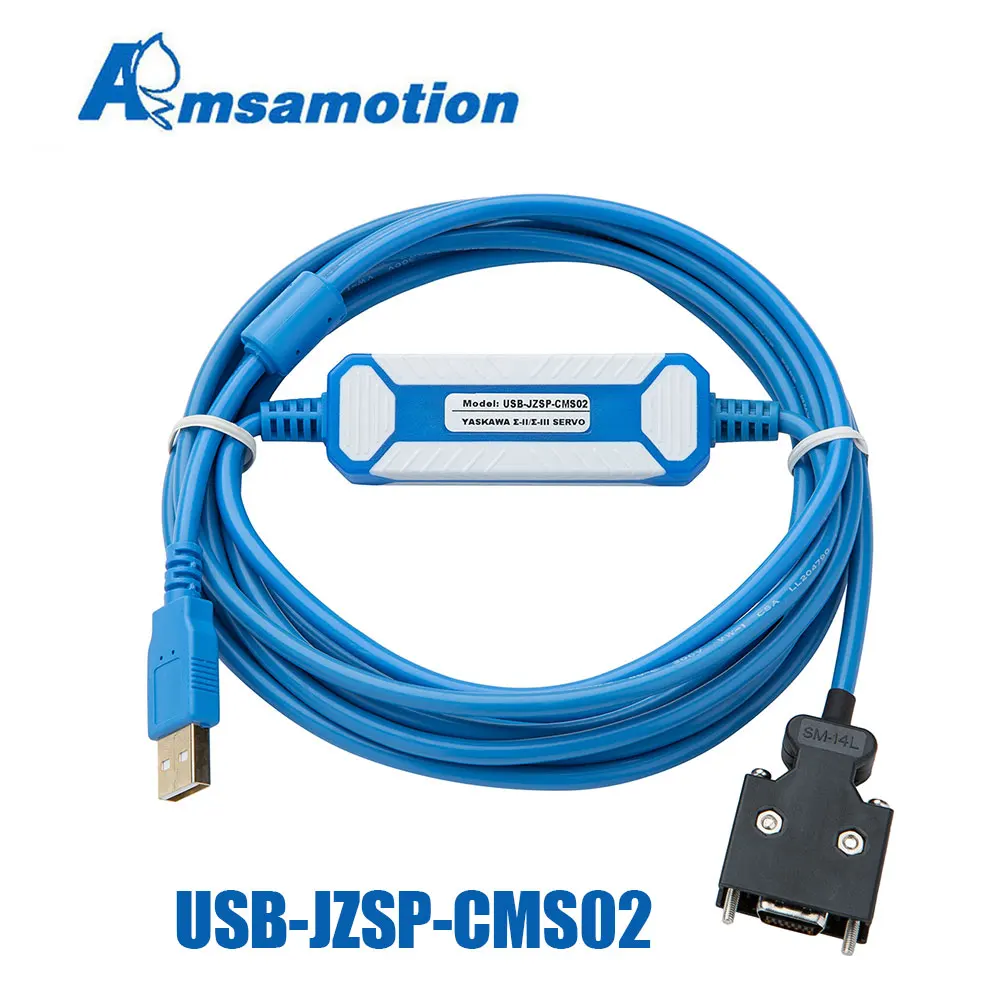 

USB-JZSP-CMS02 Suitable for Yaskawa Sigma-II III Series Servo Motor Debugging Programming Cable SGDH SGDS SGDM SGDJ Drive