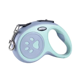 Durable Automatic Retractable Nylon Pet Leash, Extending Puppy Walking and Running Roulette - 3m (Light green)