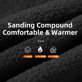 ROCKBROS Winter Climbing Hiking Fleece Thermal Keep Warm Windproof Cycling Face Balaclava Running Fishing Skiing Hat Headwear 3