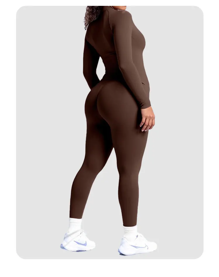 Ensemble Yoga Femme : Legging & Veste Zippée