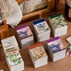 The New 400pcs/pack Lightweight Paper Vintage Craft Paper Mini Book DIY Scrapbooking Art Collage Photo Album Decor Supplies 1