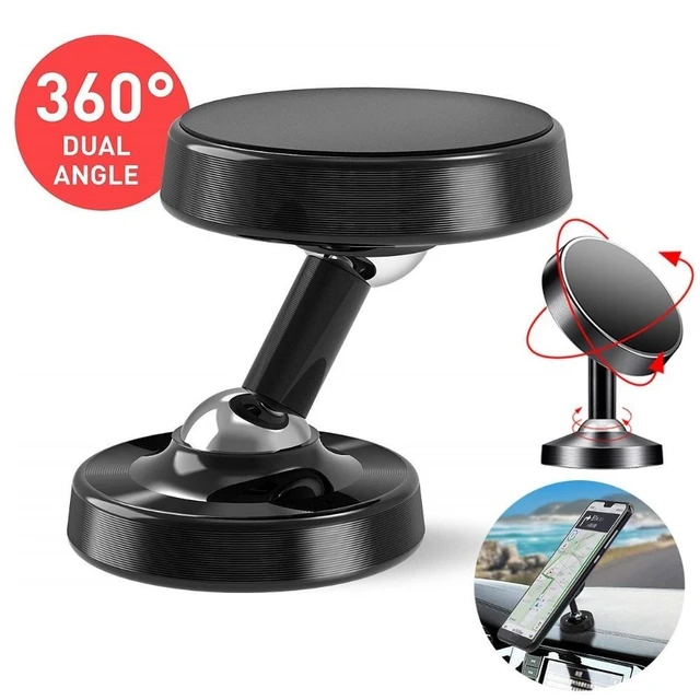 Double-sided Magnetic Phone Holder Dual Phone Mount Stand For Gym