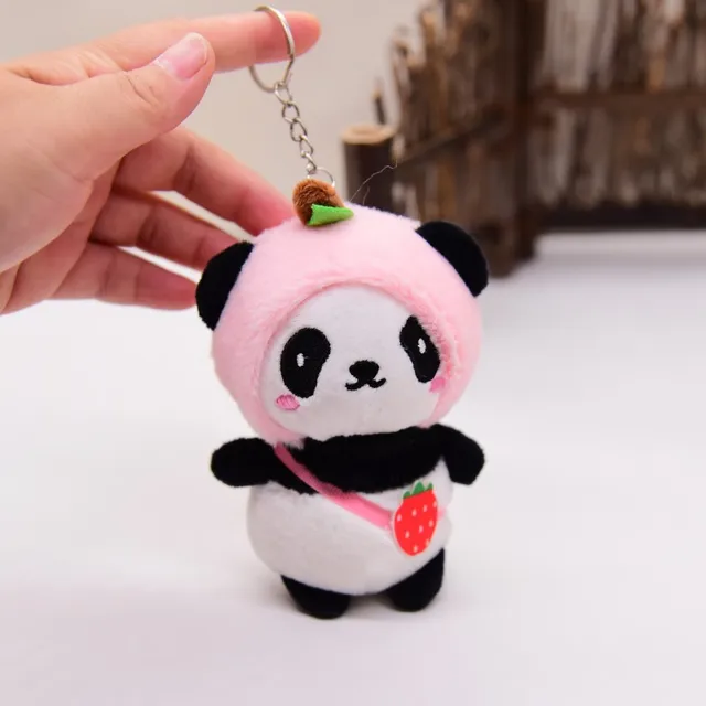 UnconventionalJ Giant Panda Bear Keychain