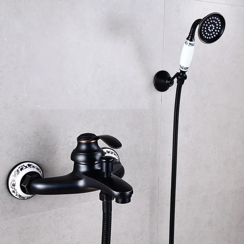 Bathroom Bath Tub Wall Mounted Hand Held Shower Head Kit Shower Faucet Sets YT-5340-B shower head,bathroom faucet,bathroom shower faucet set,handheld shower head