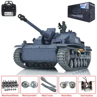 Heng Long 1/16 Scale 7.0 Customized Stug III RTR RC Battle Tank 3868 Model Metal Tracks Wheels Cars Toys for Boys TH17423 1