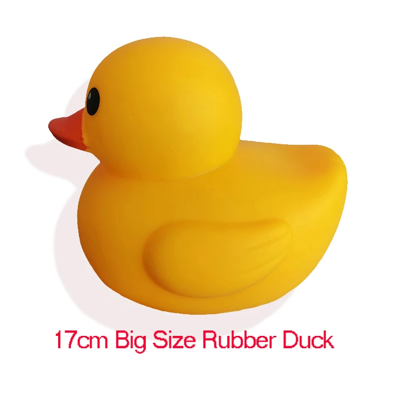 BigSizeCuteRubberYellowDuckToyBathtubBathWaterToysforBaby