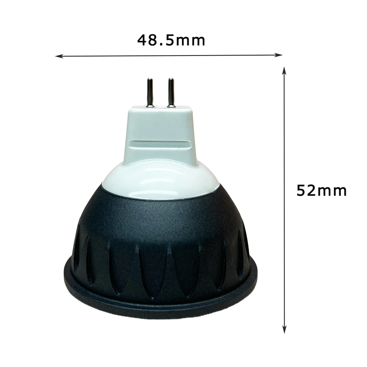 Bright Dimmable GU10 MR16 10W LED Light Bulb Black Spot Lamp Replaced Halogen 110V 220V 240V DC 12V 24V led spotlight