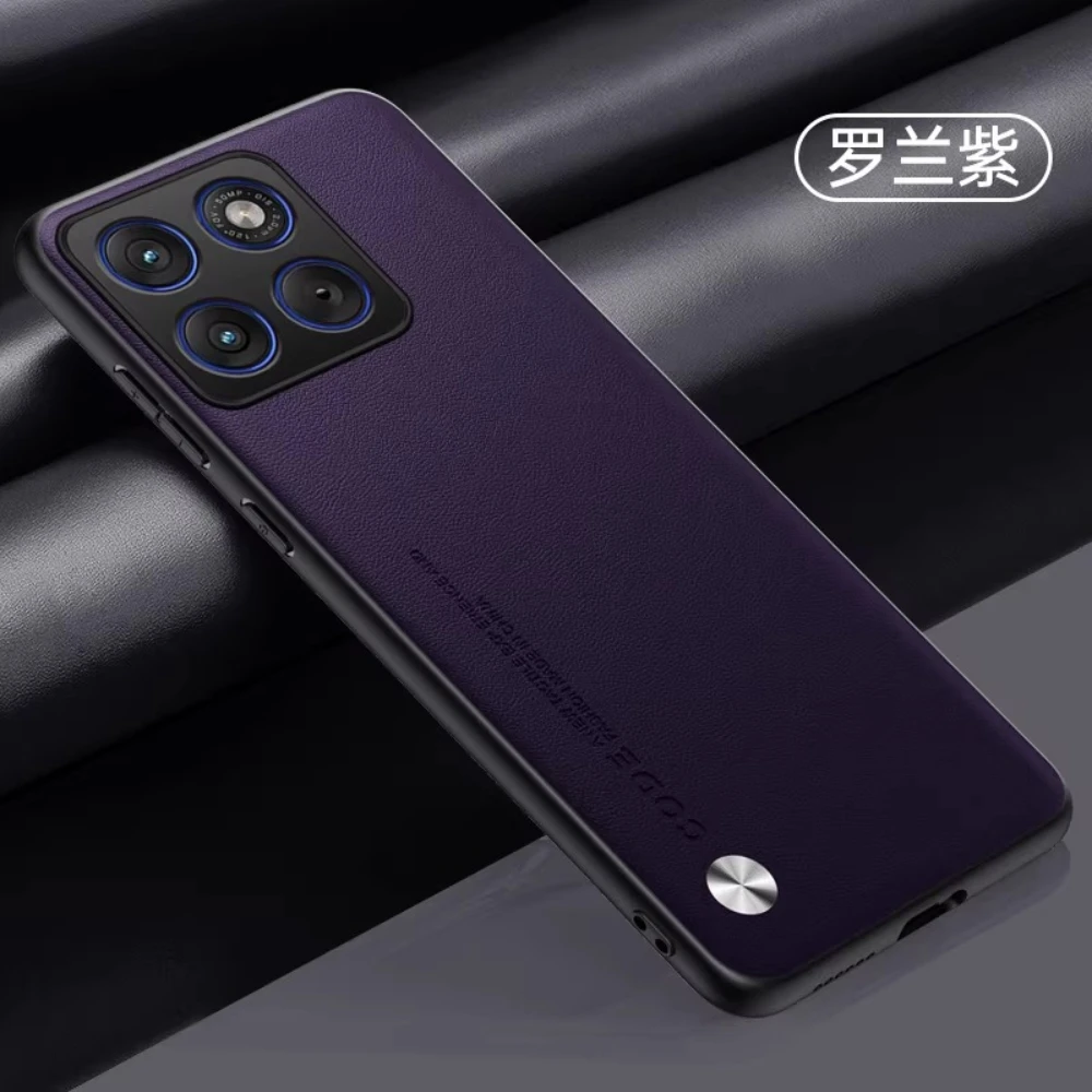 Elegant Hard Matte Leather Non-slip Business Case – Fashion Shell for Motorola Signature Edge