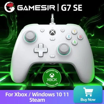 GameSir G7 SE Xbox 게임 컨트롤러 유선 게임패드, Xbox 시리즈 X, Xbox 시리즈 S, Xbox One용, 홀 효과 조이스틱 포함