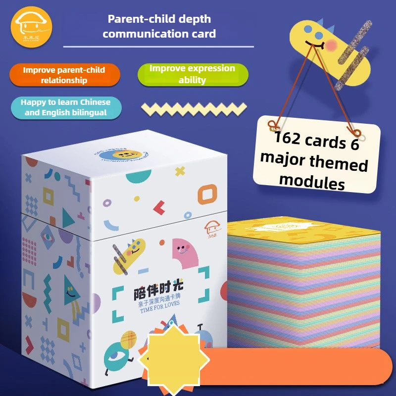 163 Parent-Child Deep Communication Cards 6 Themes Improve Parent-Child Relationship Family Gathering Board Games Simple To Play 2