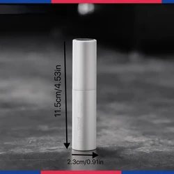 Compact Superfine Coffee Grinder - Portable Anti-Fly Powder Solution for Outdoor and Office Use (Silvery)